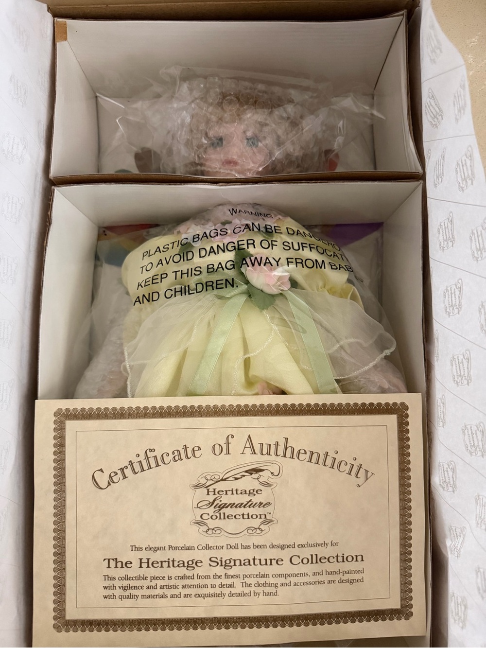 Heritage Signature Collection Fay Porcelain Doll